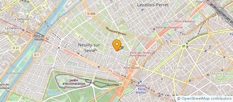 localisation de l'entreprise MOTORSPORT CLUB à NEUILLY-SUR-SEINE