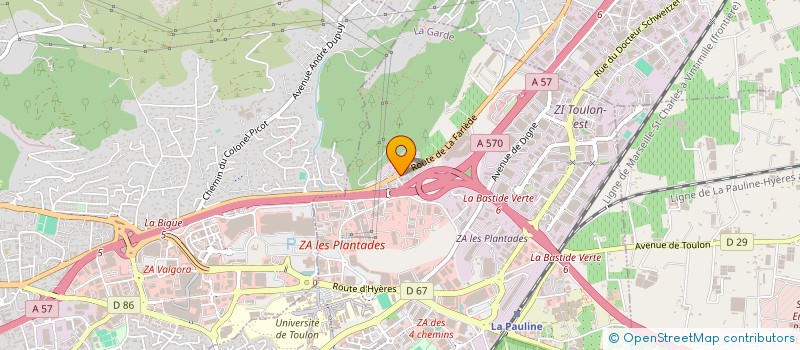 localisation de l'entreprise MOTORTECH TOULON  LA CIOTAT