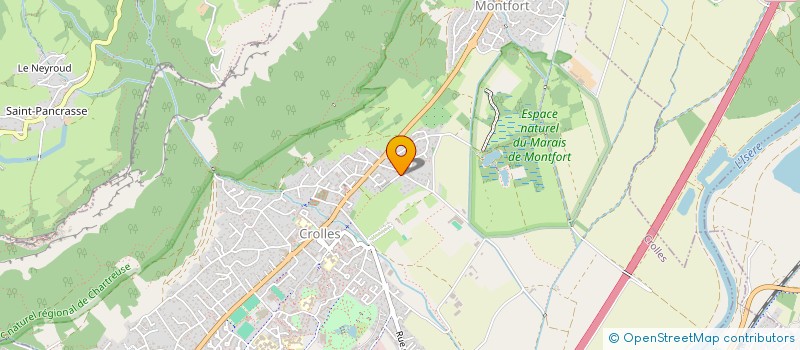 localisation de l'entreprise MOTOS AMERICAINES LIBRES  CROLLES