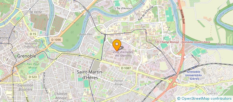 localisation de l'entreprise MOTOS BELLEDONNE à SAINT-MARTIN-D'HERES