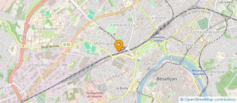localisation de l'entreprise MOTOS BOX BESANCON  FRANOIS