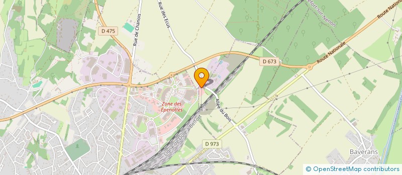 localisation de l'entreprise MOTOS BOX INVEST à DOLE