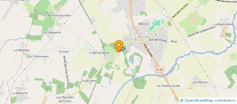 localisation de l'entreprise MOTOS CLUB DES VIRAGES NORMANDS à MESSEI