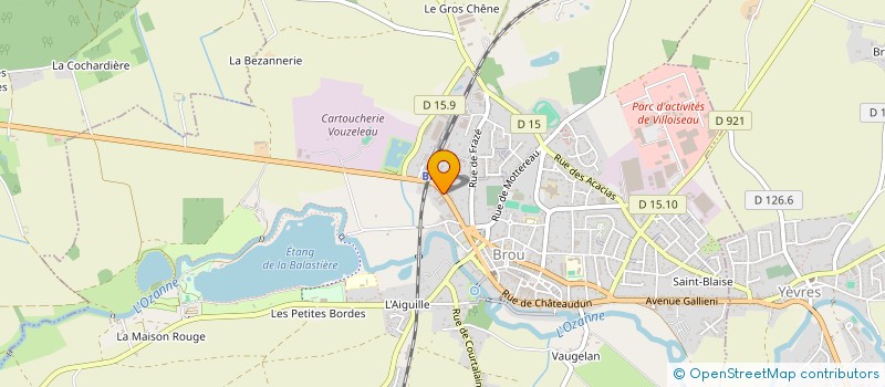 localisation de l'entreprise MOTOS CONCEPT à BROU
