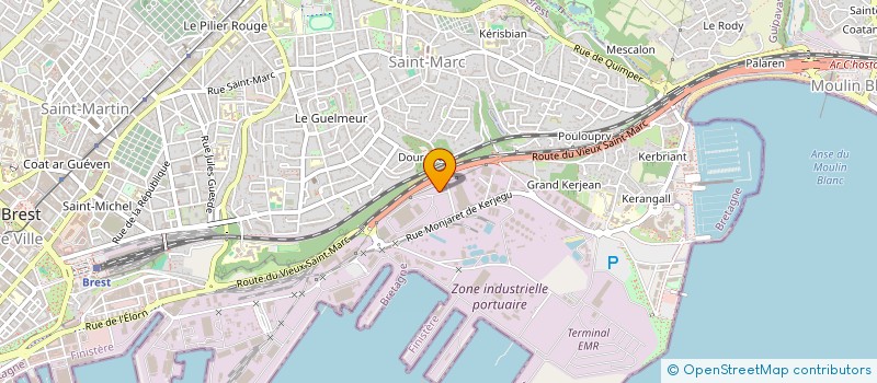 localisation de l'entreprise MOTOS ECOLES DU PORT DE BREST à BREST