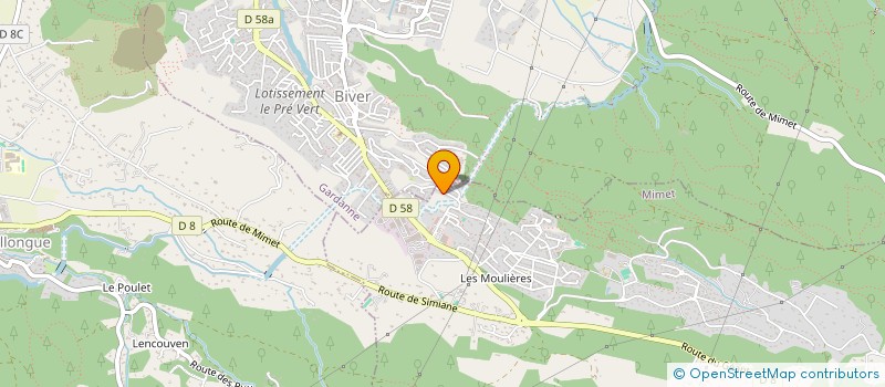 localisation de l'entreprise MOTOS SECURITE LOGISTIQUE DU SUD  MIMET