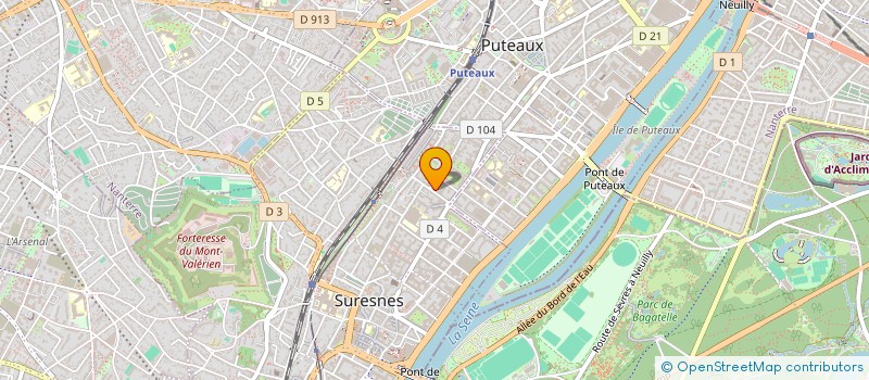 localisation de l'entreprise MOTOS SURES'N à SURESNES