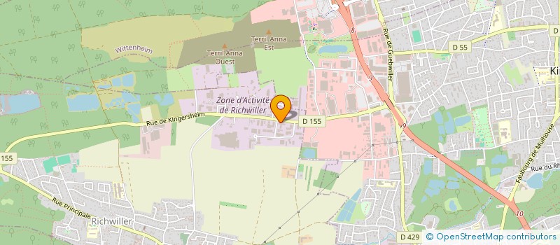 localisation de l'entreprise MOTOS VOSS à RICHWILLER