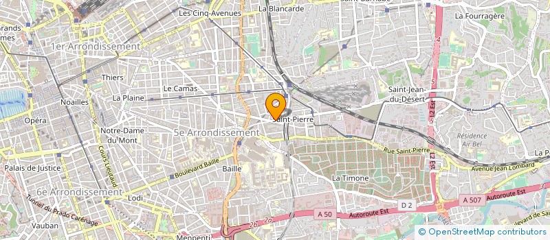 localisation de l'entreprise MOTOSPORT INVESTISSEMENT à MARSEILLE