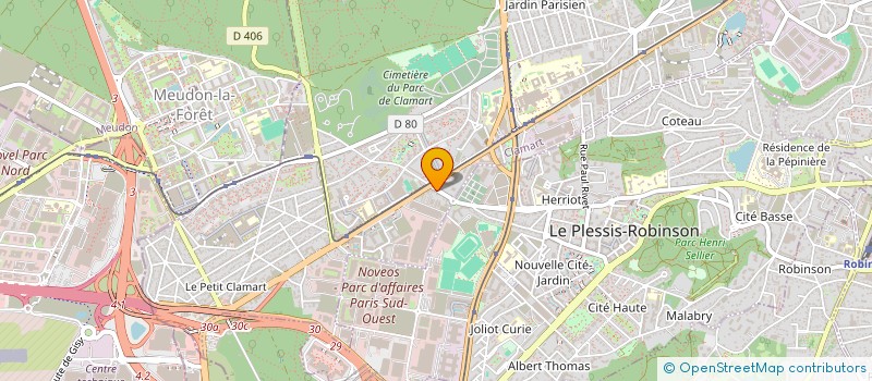 localisation de l'entreprise MOTOSTOP 306 à CLAMART