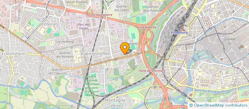 localisation de l'entreprise MOTOTECH à STRASBOURG