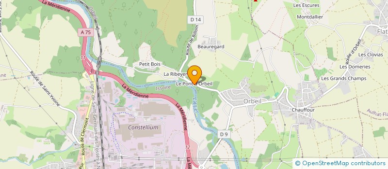 localisation de l'entreprise MOTOTEM à ISSOIRE