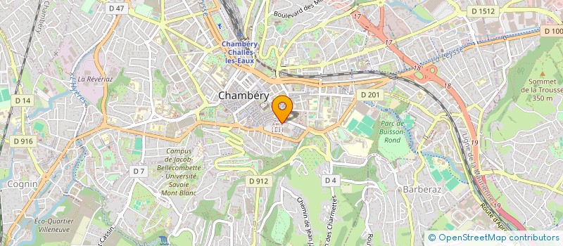 localisation de l'entreprise MOTOWN à CHAMBERY