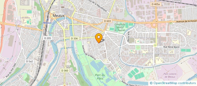 localisation de l'entreprise MOTP à MEAUX