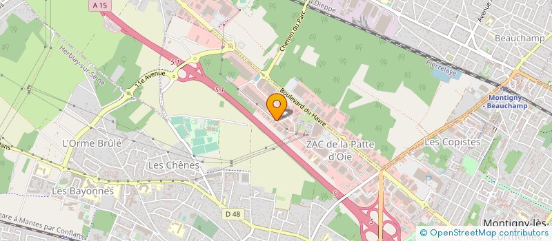 localisation de l'entreprise MOTRALEC à HERBLAY-SUR-SEINE