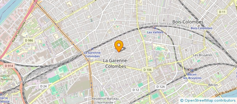 localisation de l'entreprise MOTS EN MARGE à LA GARENNE-COLOMBES