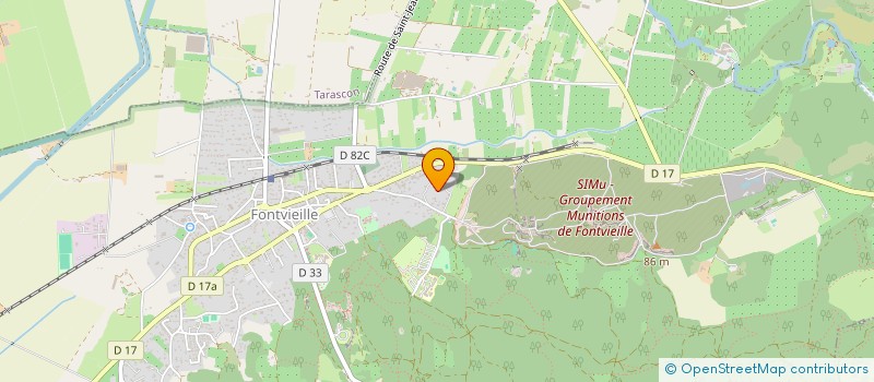 localisation de l'entreprise MOTS OUVERTS  FONTVIEILLE