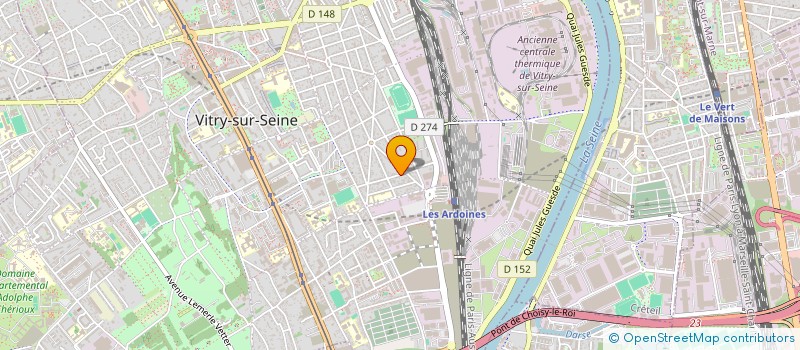 localisation de l'entreprise MOTS PARTAGES à VITRY-SUR-SEINE