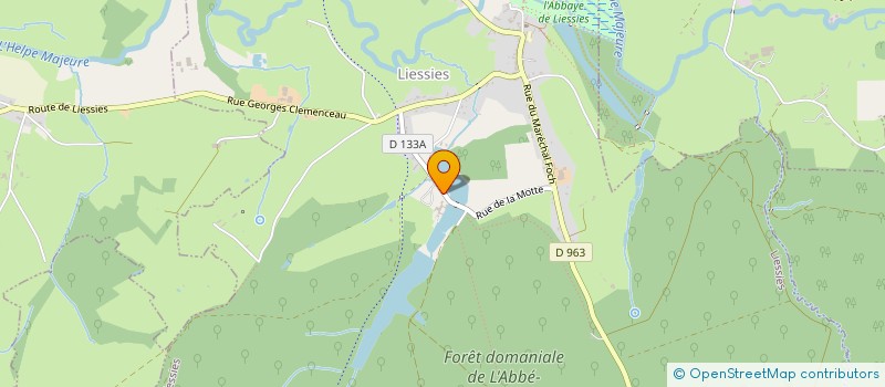 localisation de l'entreprise MOTT'EVENTS  LIESSIES