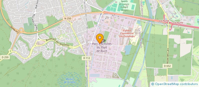 localisation de l'entreprise MOTTADELLI COMMUNICATION SERVICES à LA TESTE-DE-BUCH