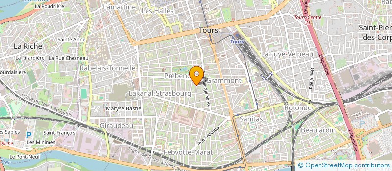 localisation de l'entreprise MOTTARET LAC BLANC INVEST  TOURS