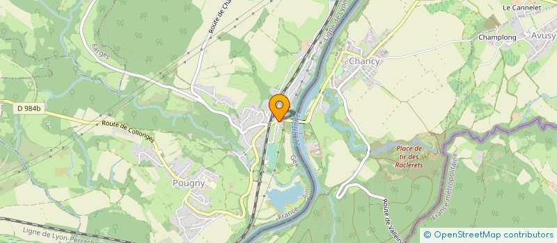 localisation de l'entreprise MOTTAZ-RUIZ  POUGNY