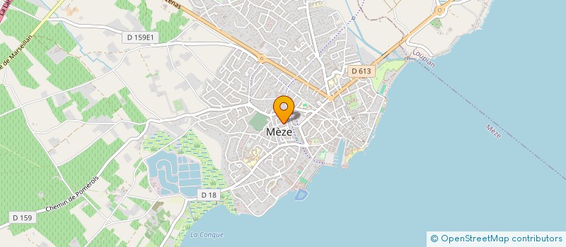 localisation de l'entreprise MOTTE IMMO à MEZE
