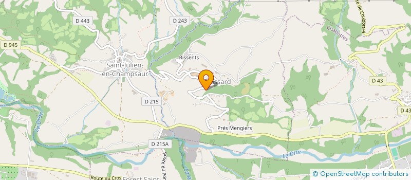 localisation de l'entreprise MOTTE JOEL & MAGALI  BUISSARD