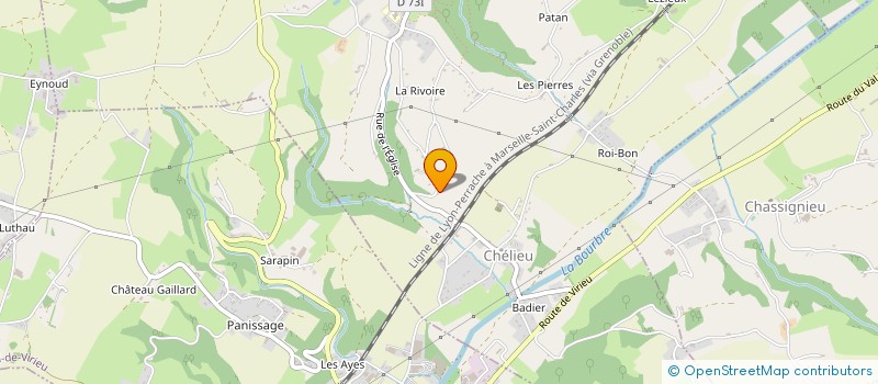localisation de l'entreprise MOTTE PROTECTION INCENDIE à CHELIEU
