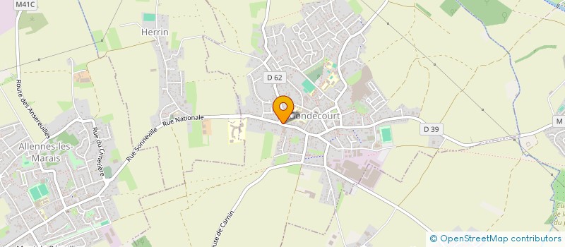 localisation de l'entreprise MOTTEZ AMENAGEMENT  GONDECOURT