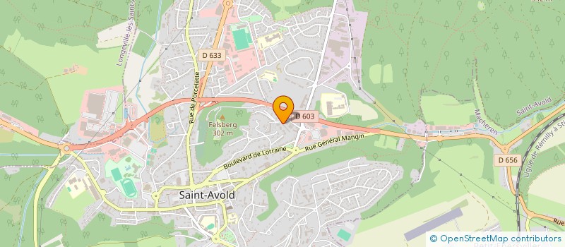 localisation de l'entreprise MOTTI  SAINT-AVOLD