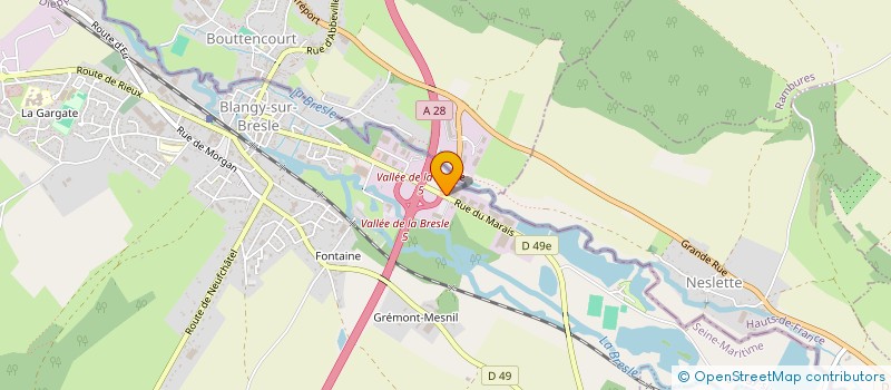 localisation de l'entreprise MOTTIN  BLANGY-SUR-BRESLE