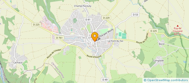 localisation de l'entreprise MOTTIN MANON  VIC-LE-COMTE