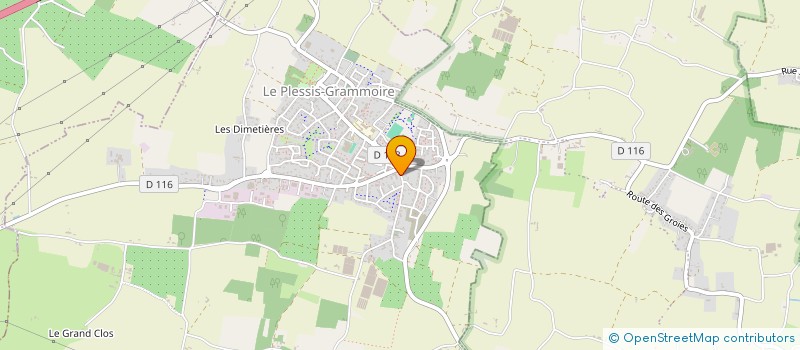 localisation de l'entreprise MOTTIN PETIT  LE PLESSIS-GRAMMOIRE