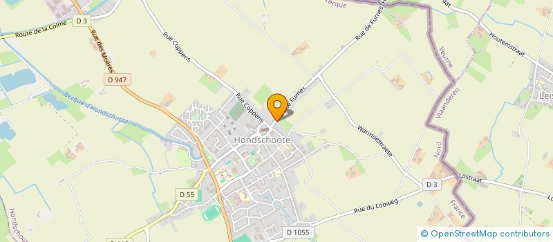 localisation de l'entreprise MOTTO MARINE INTERNATIONAL  HONDSCHOOTE