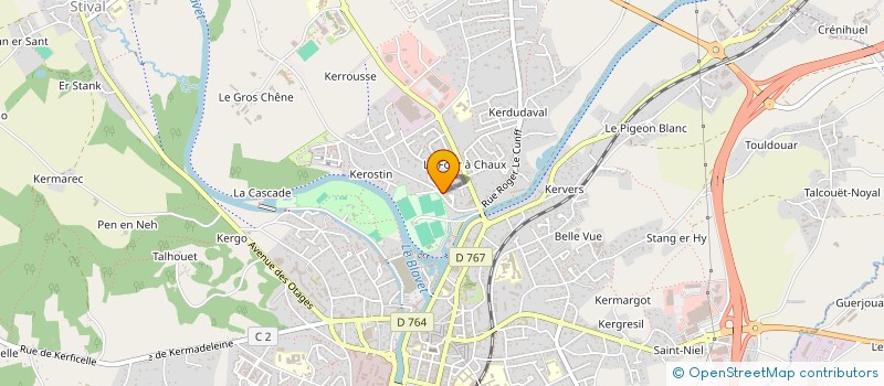 localisation de l'entreprise MOTU PIN SEC  PONTIVY