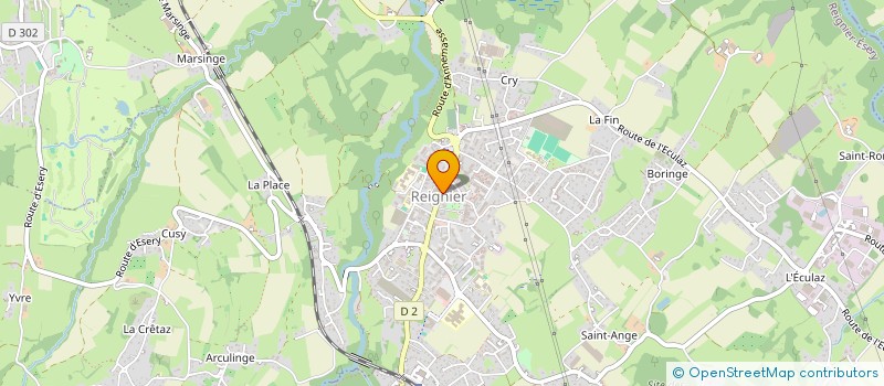 localisation de l'entreprise MOTU VOYAGES à REIGNIER-ESERY