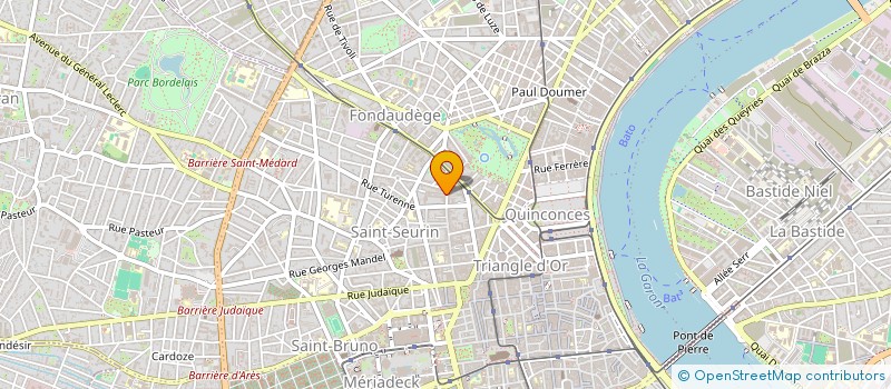 localisation de l'entreprise MOTUS à BORDEAUX