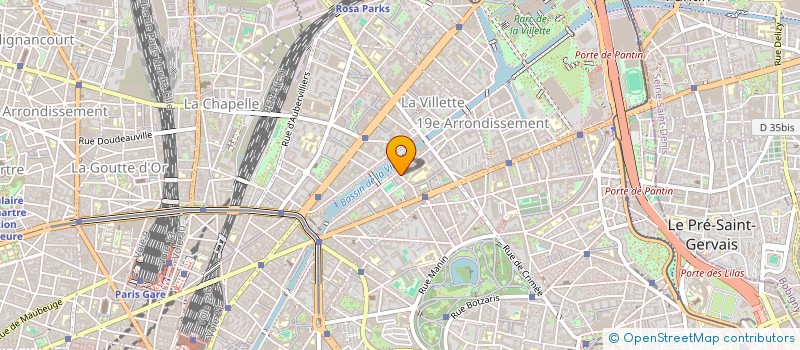 localisation de l'entreprise MOTUS  PARIS