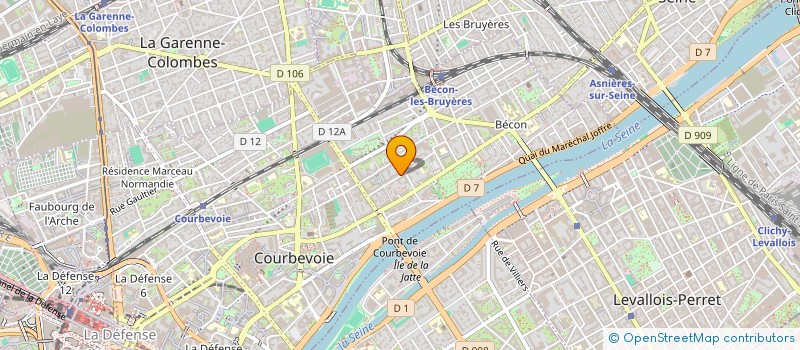 localisation de l'entreprise MOTUS PRIME  COURBEVOIE
