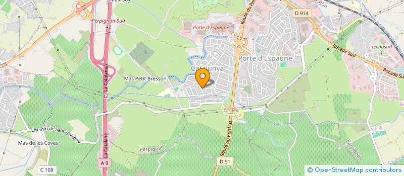 localisation de l'entreprise MOTXILLA  PERPIGNAN