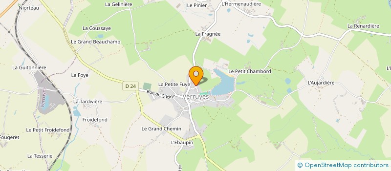 localisation de l'entreprise MOTYF  VERRUYES