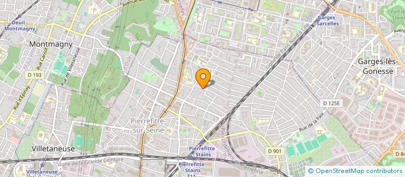 localisation de l'entreprise MOTZO à PIERREFITTE-SUR-SEINE