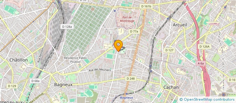 localisation de l'entreprise MOUA à BAGNEUX