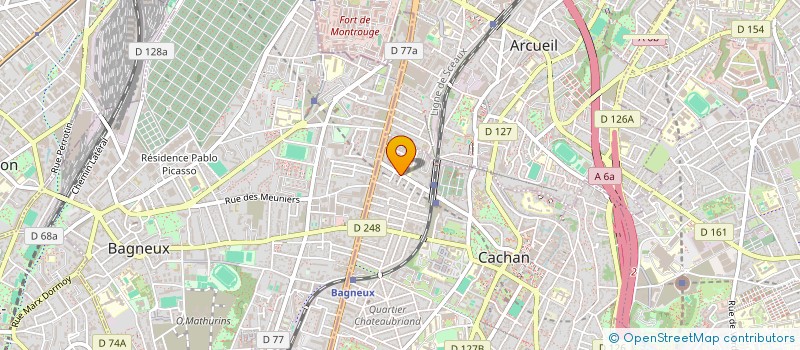 localisation de l'entreprise MOUA  CACHAN