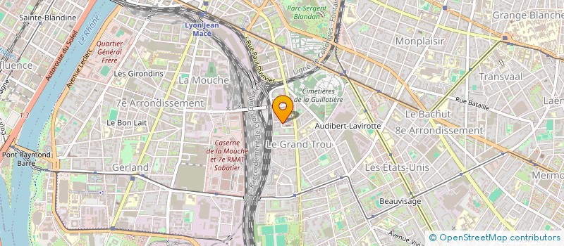 localisation de l'entreprise MOUAHAHA PRODUCTION  LYON 8EME