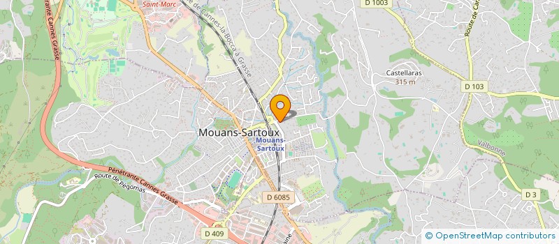 localisation de l'entreprise MOUANS-BATUCADA  MOUANS-SARTOUX