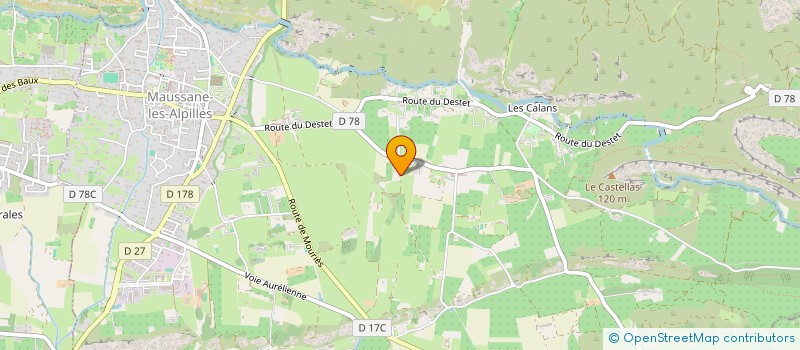 localisation de l'entreprise MOUCADEL  MAUSSANE-LES-ALPILLES