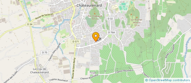 localisation de l'entreprise MOUCADEL MACONNERIE  CHATEAURENARD