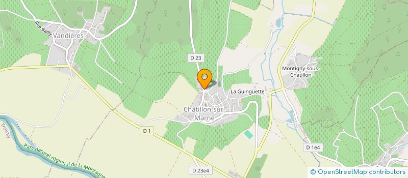 localisation de l'entreprise MOUCHARD ET FILS  CHATILLON-SUR-MARNE